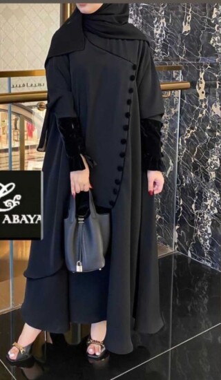 موديلات عبايات علي موضة.