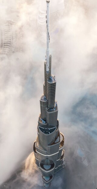 كذلك صور برج خليفه.