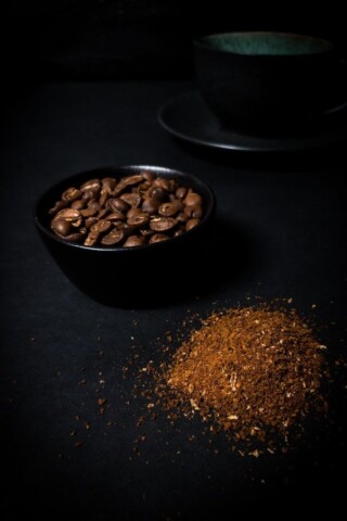 صور حبوب قهوة.